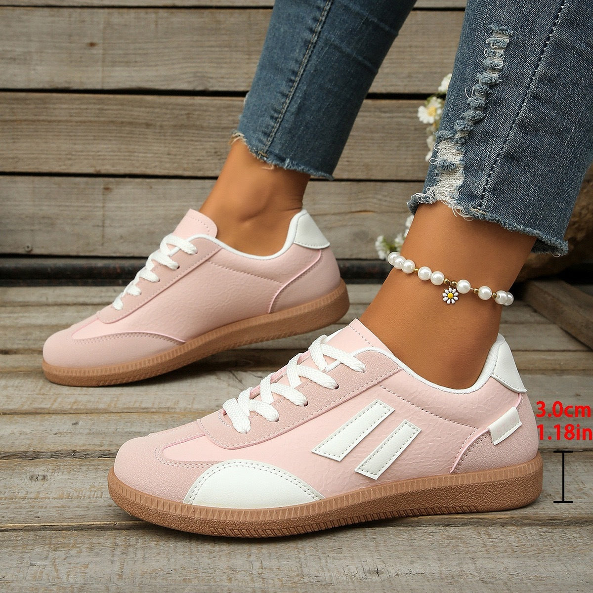 European And American Retro Color Matching Plus Size German Training Shoes Sneaker